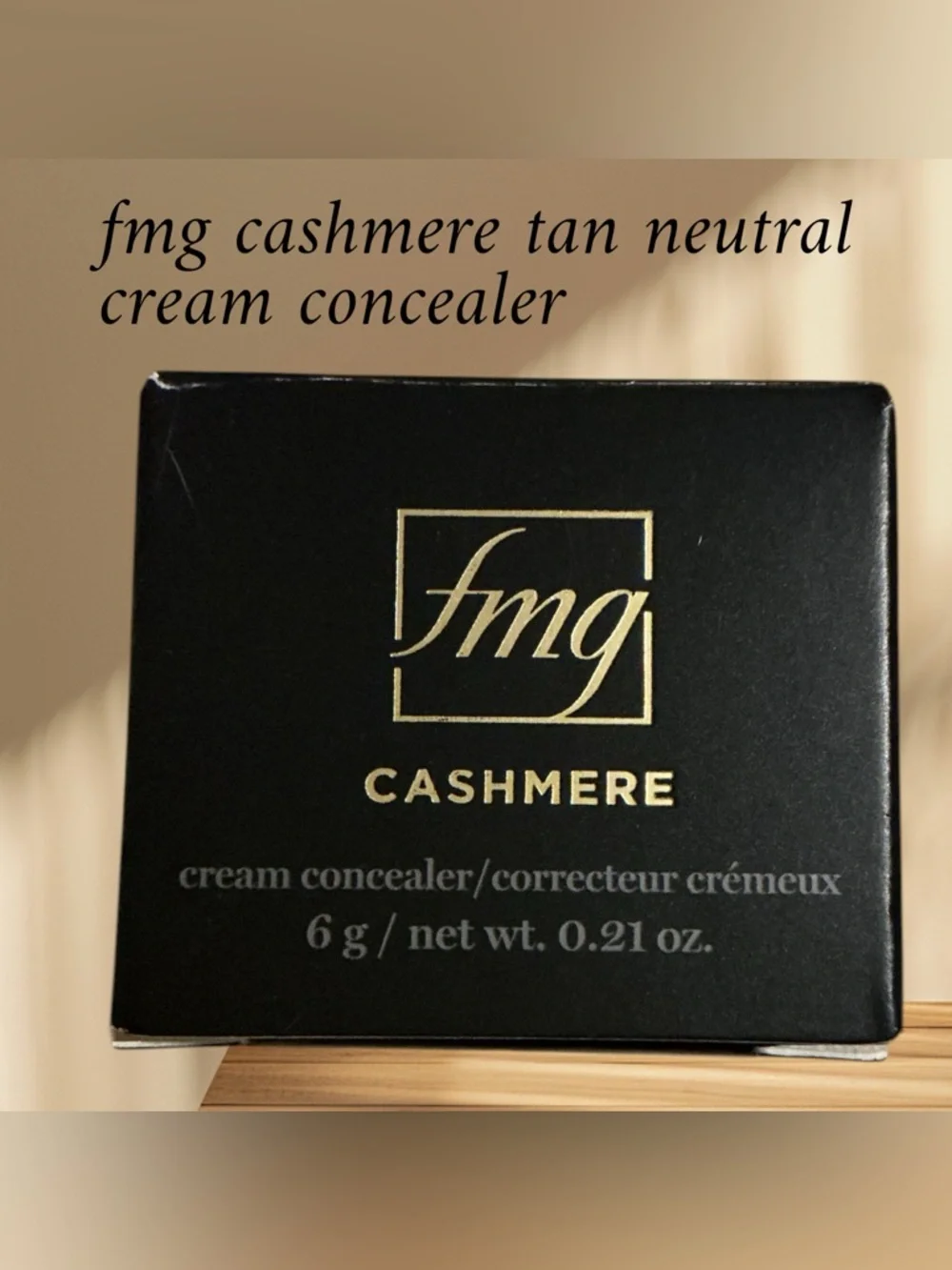 🌺fmg Cashmere tan neutral Cream Concealer - Tan